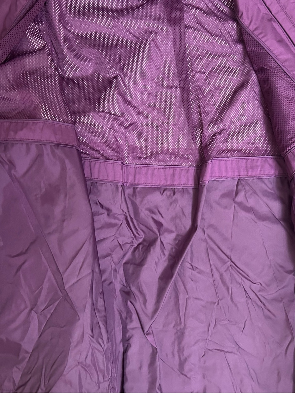 LL Bean Purple Women's Lightweight Rain Jacket size large - Picture 5 of 13